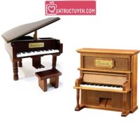 Hộp nhạc Piano gỗ cao cấp 2 kiểu dáng thiết kế tinh xảo, quà tặng sinh nhật, tân gia