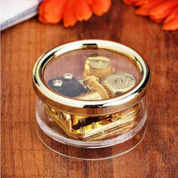 Hộp Nhạc Trong Suốt | Máy Nhạc Dây Cót | Hộp Nhựa Acrylic HNDCAC005 | Quà Lưu Niệm | Vật Kỷ Niệm