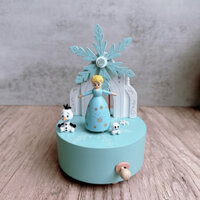 Hộp nhạc vặn dây cót bằng gỗ (2),Quà tặng sinh nhật