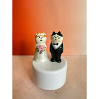 Hộp nhạc vặn dây cót dễ thương thích hợp làm quà tặng sinh nhật / 14/2