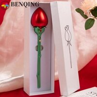 Hộp nhẫn cầu hôn hoa BENQING Hộp trưng bày trang sức màu hồng Đám cưới