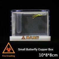 Hộp nhân giống bọ ngựa chuyên nghiệp Hộp lưới nhân giống trong suốt cao Hộp lưới côn trùng tre Hộp quan sát nâng cao bò sát