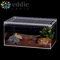 Hộp nhân giống bò sát EDIE, Acrylic ngăn ngừa sự thoát hiểm của thằn lằn Terrarium Môi trường sống, Hộp ấp trứng bò sát thoáng khí có lỗ Bò sát nở Terrariums Thằn lằn Lồng cho ăn tại nhà