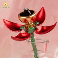 Hộp Nhẫn Hoa Hồng LABAICAI Màu Đỏ Đa Năng Ngày Lễ Tình Nhân