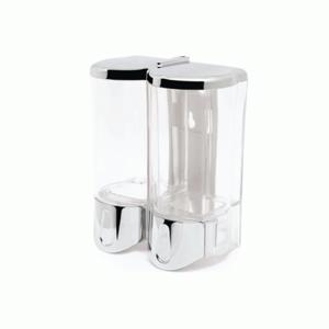 Hộp nhấn xà phòng 2 hộc nhựa ABS Atmor DH-SBD-102CP