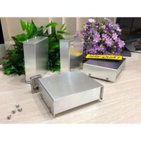 Hộp nhôm phay Anode trắng cao cấp loại nhỏ DIY Audio