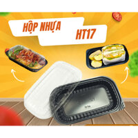 Hộp nhựa 1 ngăn có nắp (Lốc 50 bộ)