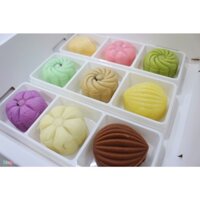 Hộp Nhựa 3 Bánh trung thu 50-75gr Nắp Đậy - 100 Cái