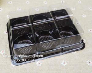 Hộp nhựa 6 ô nắp đậy FG332
