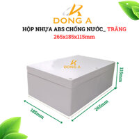 Hộp nhựa ABS chống nước, Hộp đựng mạch điện tử H265*185*115mm_DA