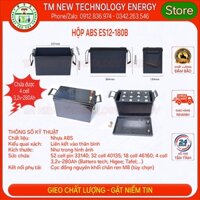 Hộp nhựa ABS chuyên dụng chứa vừa 4 cell pin LiFePo4 (pin sắt) 3.2v 280Ah (Battero tech, Eve, Higee, Tafel,...)