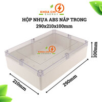 Hộp nhựa abs, hộp nhựa nắp trong, hộp nhựa đựng mạch H290x210x100mm
