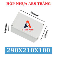 Hộp nhựa abs, hộp nhựa trắng, hộp nhựa đựng mạch 290x210x100mm
