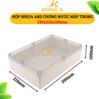 Hộp nhựa ABS nắp trong, hộp nhựa đựng mạch điện, linh kiện điện tử H290x210x100mm