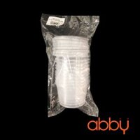 Hộp nhựa caramen tròn cao 5cm (10 chiếc)