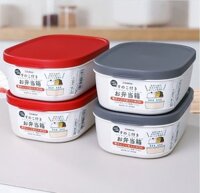 Hộp nhựa chia ngăn Premium 650ml - Đỏ