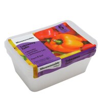 Hộp Nhựa Chữ Nhật Dung Tích 750ml 5 Cái UBL KS0277