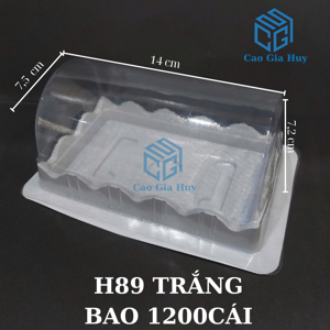 Hộp nhựa chữ nhật H19 - Set 100 hộp