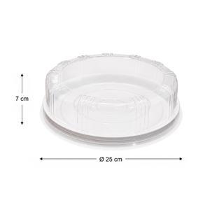 Hộp nhựa đậy tròn H122
