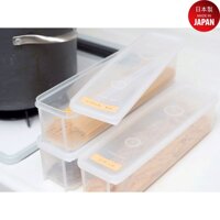 Hộp nhựa đựng & bảo quản đũa thìa, mỳ ống Sanada Seiko 1.3L nắp kín - nội địa Nhật Bản - 3 Hộp
