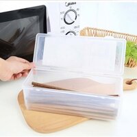 Hộp Nhựa Đựng Muỗng Đũa An Toàn Có Nắp Khóa Sanada 1.6L hàng Made in Japan - 1 chiếc