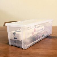 Hộp Nhựa Đựng Muỗng Đũa An Toàn Có Nắp Khóa Sanada 1.6L hàng Made in Japan - 2 chiếc