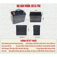 Hộp nhựa đựng pin chống nước , chống sốc ES12-70C ( tối đa 32 pin 33140 , 12pin 46160, 12pin 40135 )