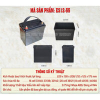 Hộp nhựa đựng pin chống nước ES12-55 ( tối đa 16cell 33140 , 8cell 46160 , 8cell 40135,…)