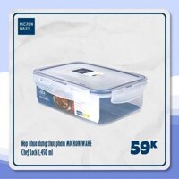Hộp nhựa đựng thực phẩm Chef Lock 1,450ml - JCP0004 || Chef Lock Plastic Food Container 1450ml - JCP0004