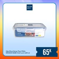 Hộp nhựa đựng thực phẩm Chef Lock 1,450ml - JCP0004 || Chef Lock Plastic Food Container 1450ml - JCP0004