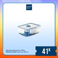 Hộp nhựa đựng thực phẩm Chef Lock 390ml - JCP0002 || Chef Lock Plastic Food Container 390ml - JCP0002
