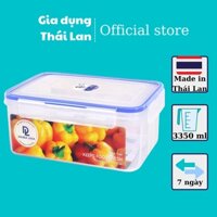 HỘP NHỰA ĐỰNG THỰC PHẨM DOUBLE LOCK NHỰA  AN TOÀN DUNG TÍCH 3350 ML, DÙNG BẢO QUẢN THỰC PHẨM TỦ LẠNH TRỮ ĐÔNG