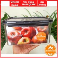 Hộp nhựa đựng thực phẩm, hộp bảo quản thực phẩm Lock and Lock Bisfree Modular - LBF408 4800ml [Chính hãng+Freeship]