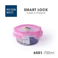 Hộp nhựa đựng thực phẩm Smart Lock - 700ml - 6501