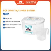 Hộp nhựa đựng thực phẩm Sistema 1.56L - 1230, không chứa BPA, dùng lò vi sóng, sản xuất New Zealand | Hàng chính hãng