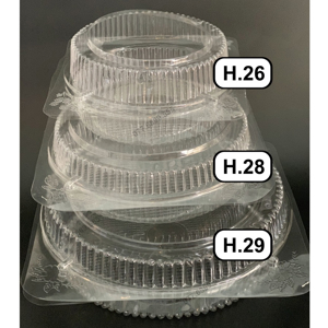 Hộp nhựa gập tròn H26 - Set 50 cái