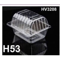 Hộp Nhựa H53 trong suốt  Đựng Bánh Bao, Bánh Bông Lan
