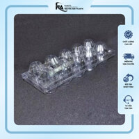 Hộp nhựa hình chữ nhật/ Khay / Vỉ đựng trứng loại 10 quả