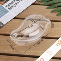 Hộp nhựa hình xoài XY588 có tem - lốc 50c