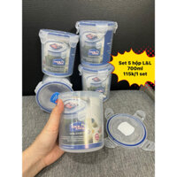 Hộp nhựa Lock, dáng tròn, cao thành, dung tích 700ml
