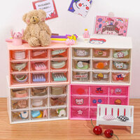 Hộp Nhựa Mini Ngăn Kéo Đựng Đồ Nhiều Ô Để Bàn Đựng Đồ, Trang Sức, Mỹ Phẩm