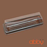 Hộp nhựa nắp chụp chữ nhật dài A195-55 19.5×5.5×4.8cm