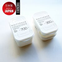 Hộp nhựa nắp mềm Whity Pack 700ml sử dụng được trong lò vi sóng - nội địa Nhật Bản - 1 Hộp