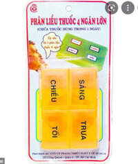 Hộp nhựa phân thuốc ngày