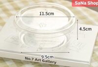 Hộp Nhựa Tròn Đựng Bánh Có nắp Dung Tích 230ml ( Mã 117)