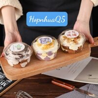 Hộp Nhựa Tròn Đựng Bánh Tiramisu, Mousse... XY581