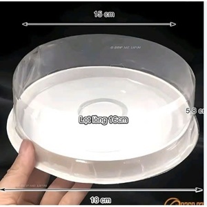 Hộp nhựa tròn H25 nắp bằng - Set 50 hộp