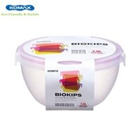 Hộp Nhựa Tròn Komax Biokips 71332 (1.5L) - nhựa PP - xuất xứ Hàn Quốc