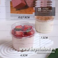 Hộp nhựa trong 250ml W250.