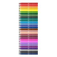 Hộp nhựa trong suốt 30 bút lông màu Milan đầu mảnh